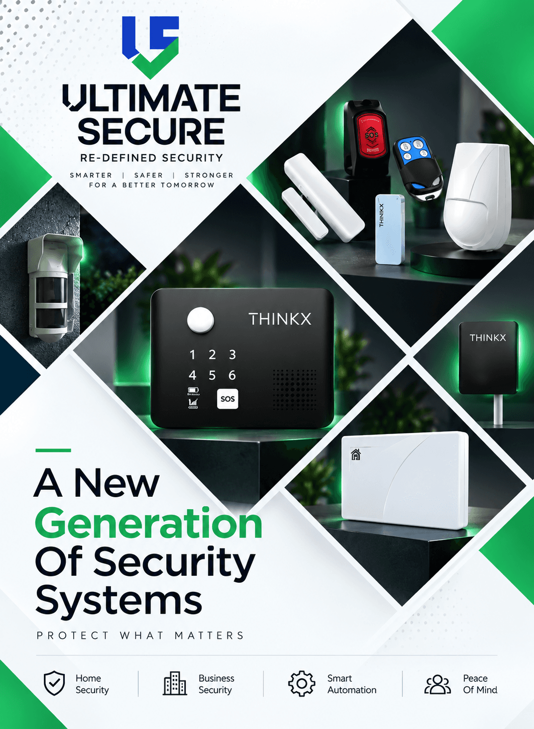 Ultimate Secure - A New Generation Of Security Systems official campaign poster